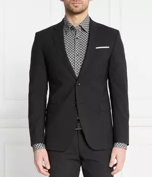 Шерстяная куртка herby Slim fit Joop!, черный