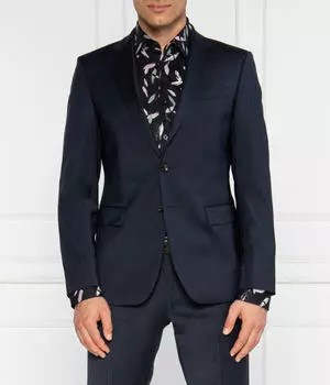 Шерстяная куртка herby Slim fit Joop!, синий