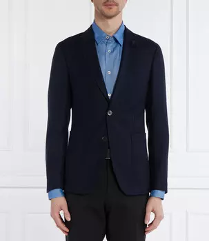 Шерстяная куртка Joop! elegante 17 JB-47Hoverest Slim Fit, темно-синий