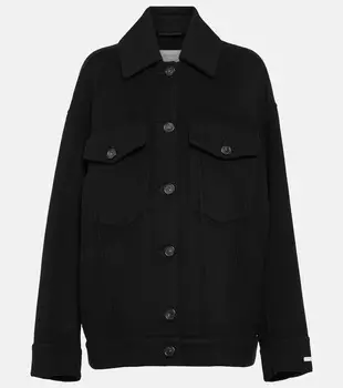 Шерстяная куртка laccio Sportmax, черный