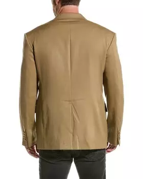 Шерстяная куртка LANVIN на шелковой подкладке, коричневый