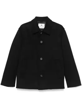 Шерстяная куртка Marine Serre, черный