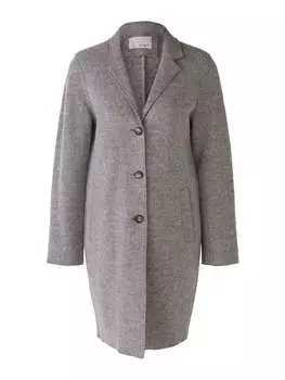 Шерстяная куртка Oui, серый