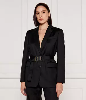 Шерстяная куртка Pinko elegante CORTEZ Regular Fit, черный