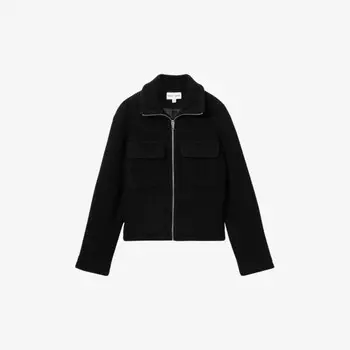 Шерстяная куртка с накладными карманами Reiss x 100 ciels lola Reiss, черный