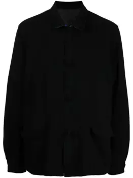 Шерстяная куртка с отложным воротником Undercover, черный