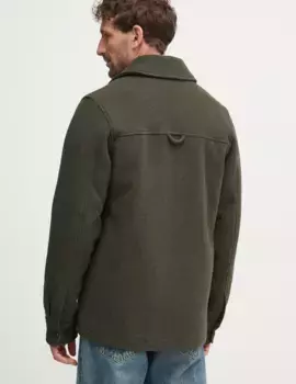 Шерстяная куртка Samsoe Samsoe, зеленый