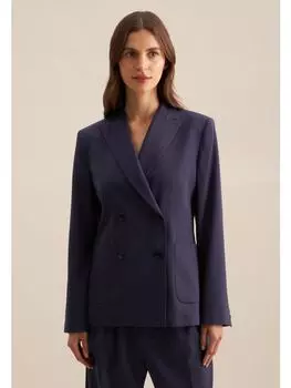 Шерстяная куртка Seidensticker, темно-синий