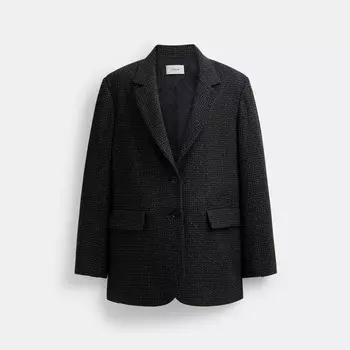 Шерстяная куртка, сшитая на заказ COACH, черный