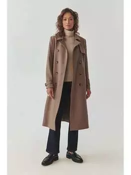 Шерстяная куртка TATUUM, коричневый