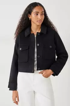 Шерстяная куртка Taylah Hush, черный