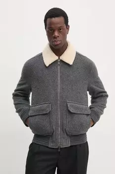 Шерстяная куртка Tommy Hilfiger, серый