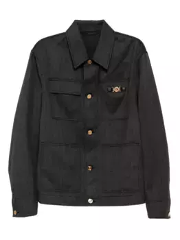 Шерстяная куртка VERSACE, серый