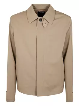 Шерстяная куртка Zegna, нейтральный