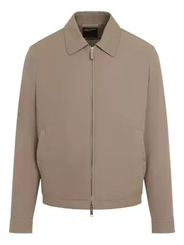 Шерстяная куртка Zegna, нейтральный