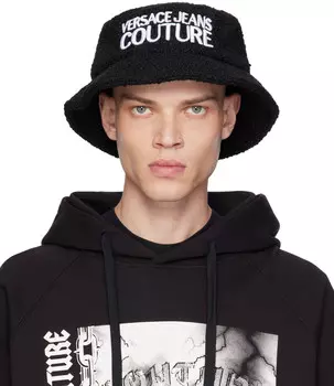 Шерстяная панама с логотипом Versace Jeans Couture