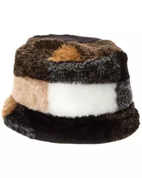 Шерстяная панама Surell Accessories, коричневый