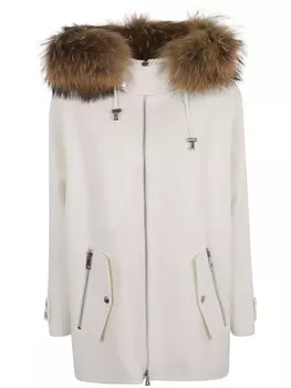 Шерстяная парка P.A.R.O.S.H., белый