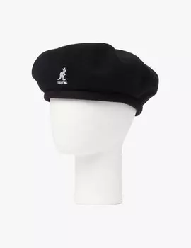 Шерстяная плоская кепка Jax Kangol, черный