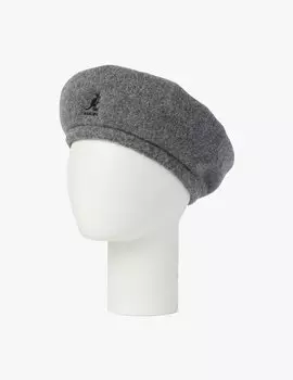 Шерстяная плоская кепка Jax Kangol, серый