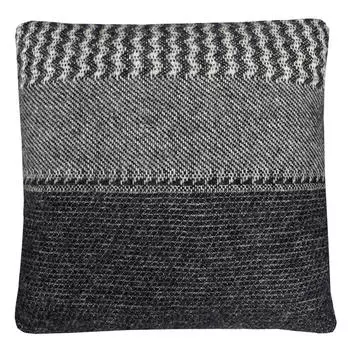 Шерстяная подушка uptown черная квадратная 45x45 Malagoon, черный