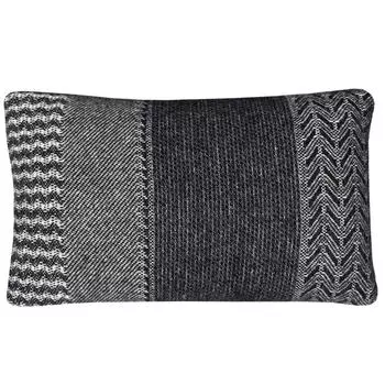 Шерстяная подушка uptown прямоугольник 35x60 Malagoon, черный