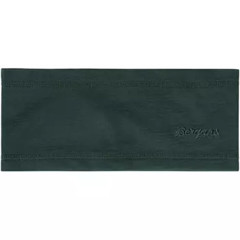Шерстяная повязка на голову Bergans, зеленый