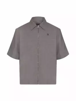 Шерстяная рубашка 4G Givenchy, серый