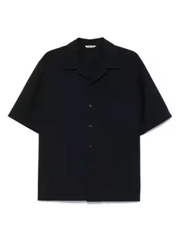 Шерстяная рубашка Auralee, синий