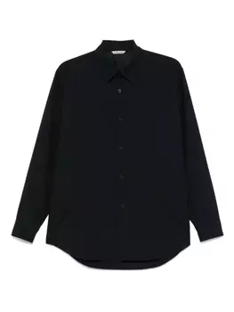 Шерстяная рубашка Auralee, синий