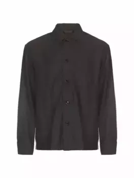 Шерстяная рубашка Brioni, серый