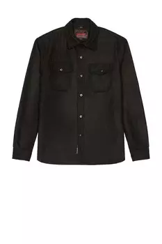 Шерстяная рубашка CPO Schott, черный