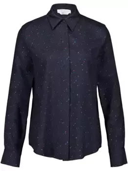 Шерстяная рубашка Gabriela Hearst, синий