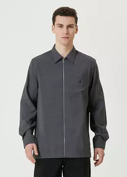 Шерстяная рубашка Givenchy, серый