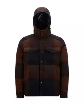 Шерстяная рубашка-куртка Ladurns Moncler, мультиколор
