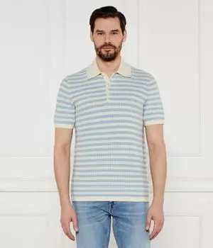 Шерстяная рубашка поло erros Regular fit Tiger Of Sweden, синий