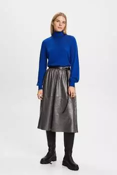 Шерстяная рубашка-поло Esprit, синий