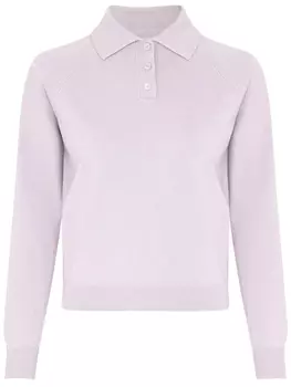 Шерстяная рубашка поло Maison Margiela, серый