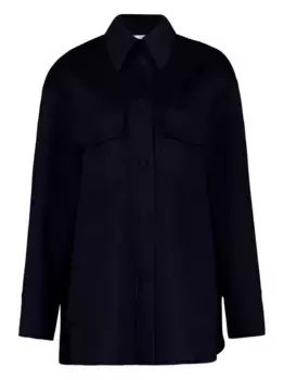 Шерстяная рубашка STELLA MCCARTNEY, синий