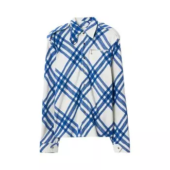 Шерстяная рубашка в клетку Burberry Рыцарь