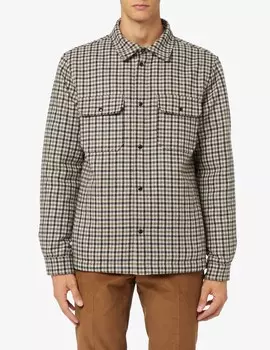 Шерстяная рубашка в клетку Woolrich, разноцветный