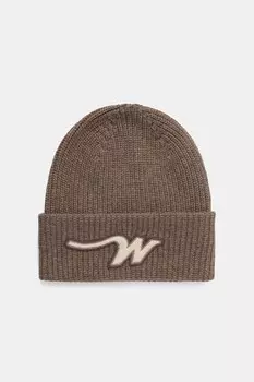 Шерстяная шапка ALBEN Weekend Max Mara, бежевый