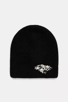Шерстяная шапка Answear.Lab, черный