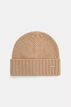 Шерстяная шапка Armani Exchange, бежевый