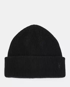 Шерстяная шапка Bailey AllSaints, черный