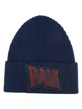 Шерстяная шапка бини PA League PALM ANGELS, синий