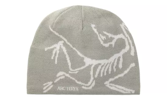 Шерстяная шапка-бини унисекс серые Arcteryx