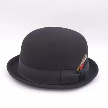 Шерстяная шапка черного цвета Christys'