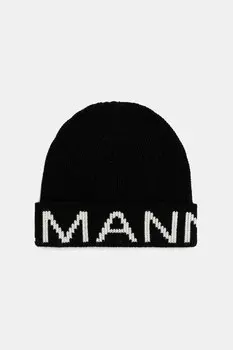 Шерстяная шапка Ermanno Scervino, черный