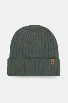 Шерстяная шапка Fjallraven Byron, зеленый